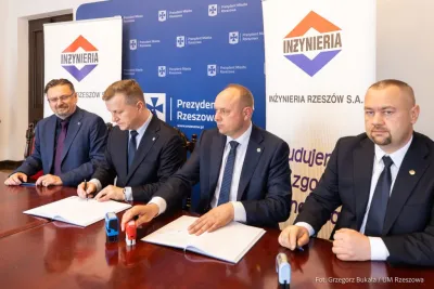 Umowa z Miejskim Przedsiębiorstwem Wodociągów i Kanalizacji Sp. z o.o. w&nbsp;Rzeszowie na wykonanie zadania inwestycyjnego pn.: „Budowa zbiornika retencyjnego ścieków surowych”